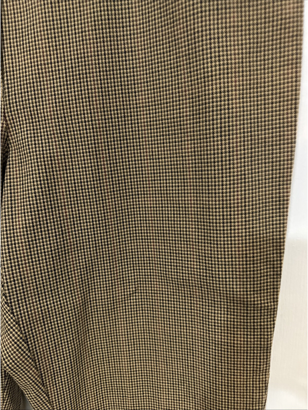 Lauren Ralph Lauren Thoroughbred Trouser Dress Pants Womens 22W Brown Plaid - Picture 2 of 12